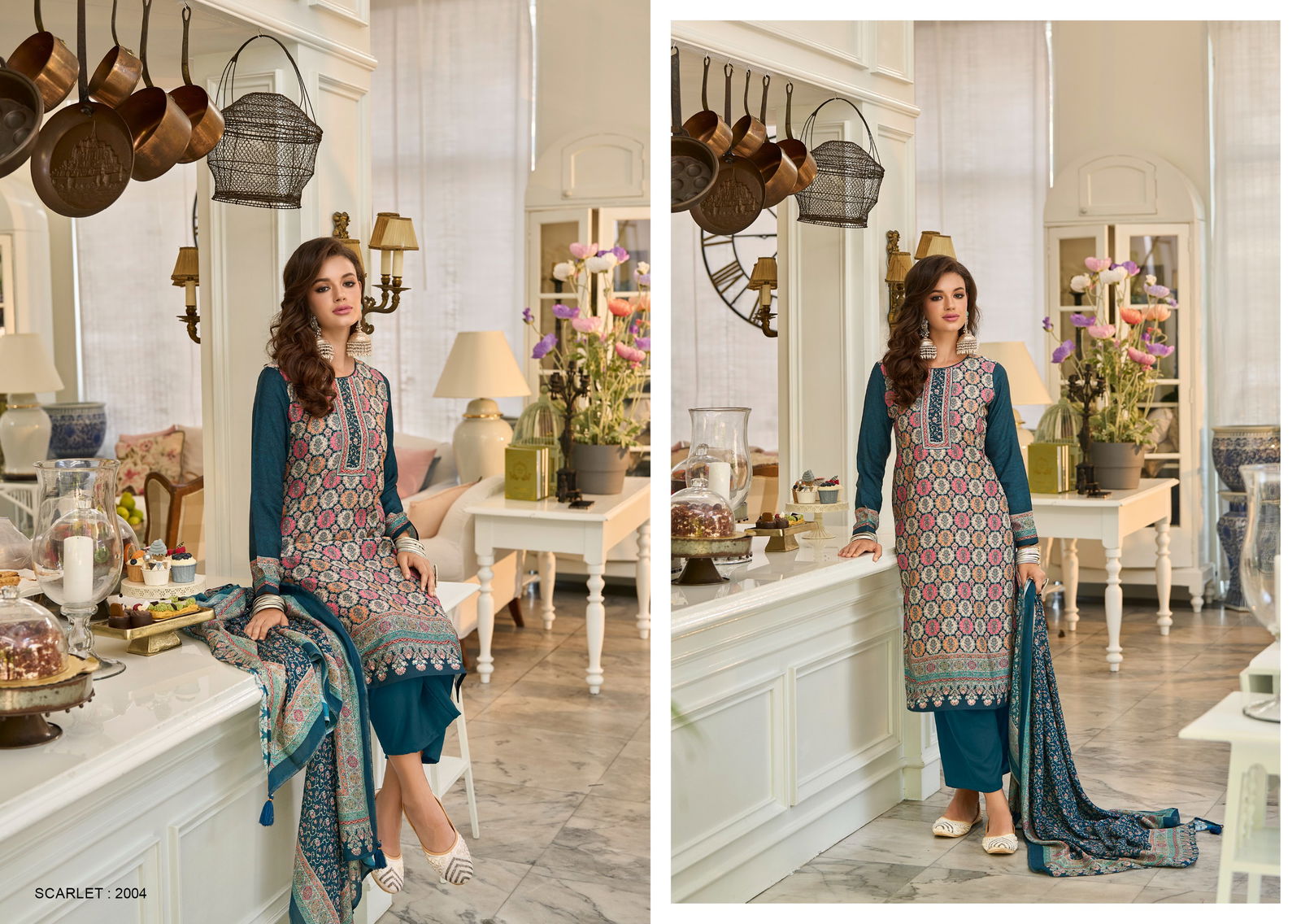 Scarlet By Rang Muslin Printed Dress Material Wholesale Shop In Surat